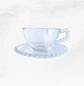 Set Taza/Platillo Vidrio C122 (6 unidades) - Miniatura 2