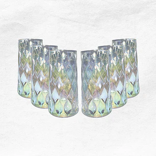 Vasos Altos Tornasol C69 (6 unidades)