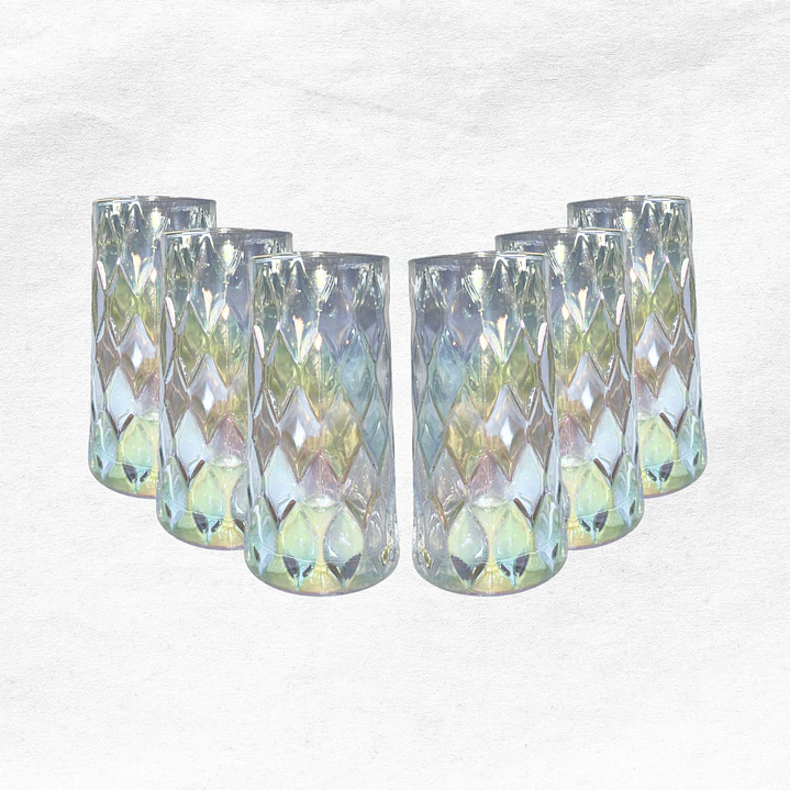 Vasos Altos Tornasol C69 (6 unidades) 1