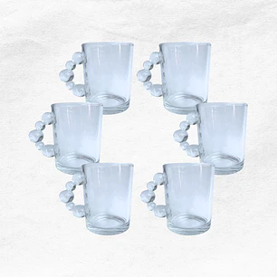 Tazas Vidrio C43 (6 unidades)