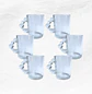 Tazas Vidrio C43 (6 unidades) - Miniatura 1