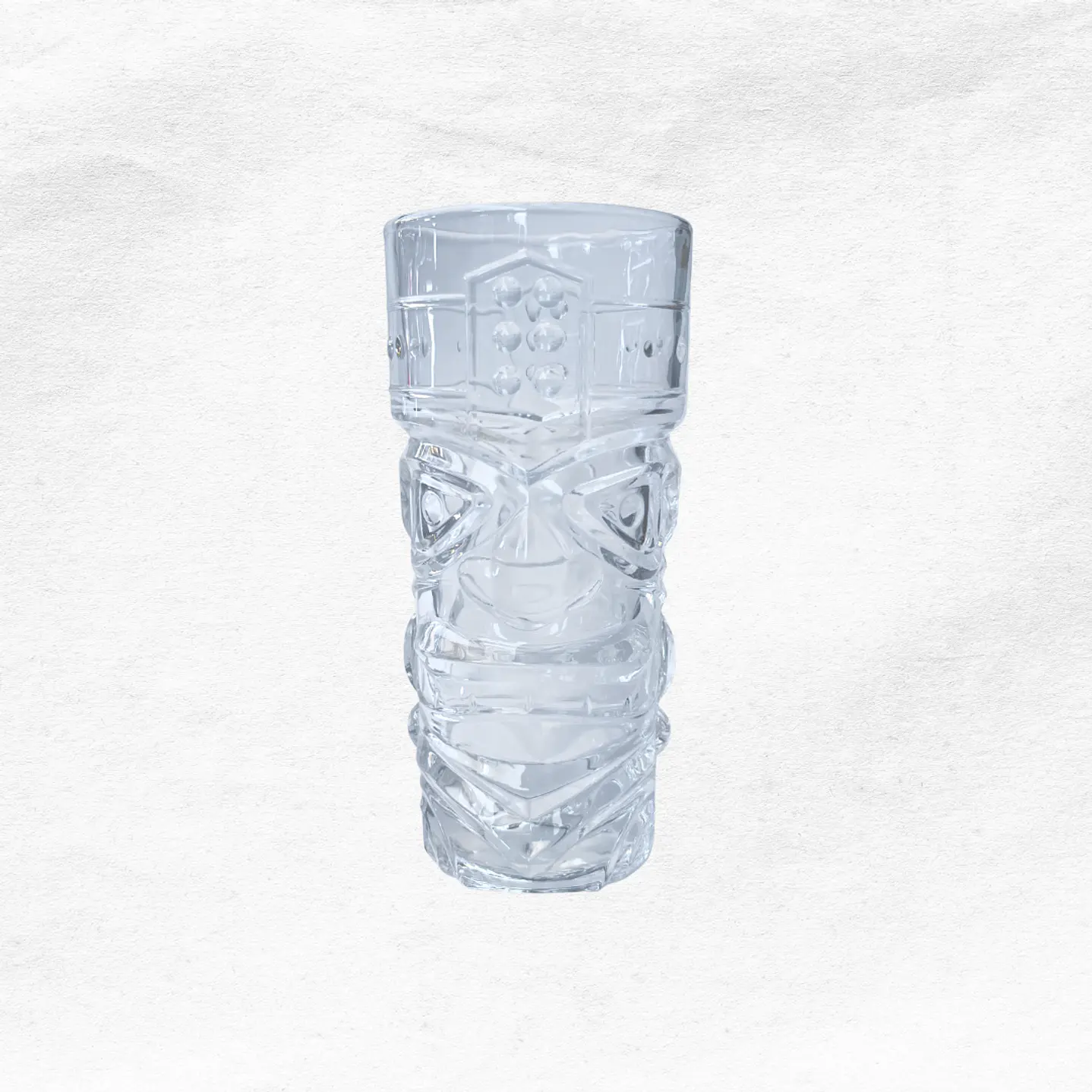 Vaso Tiki Vidrio C64 (6 unidades) 2