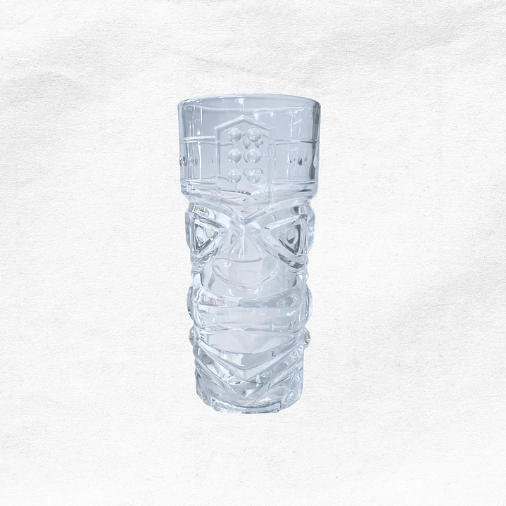 Vaso Tiki Vidrio C64 (6 unidades) 2