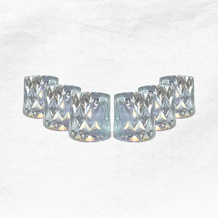 Vasos Bajos Tornasol C67 (6 unidades)