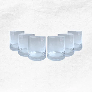 Vasos Bajos Lisos C70 (6 unidades)