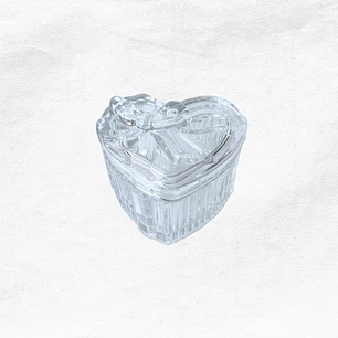 Joyero Vidrio Corazon C127