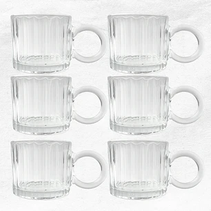 Tazas Vidrio C39 (6 unidades)