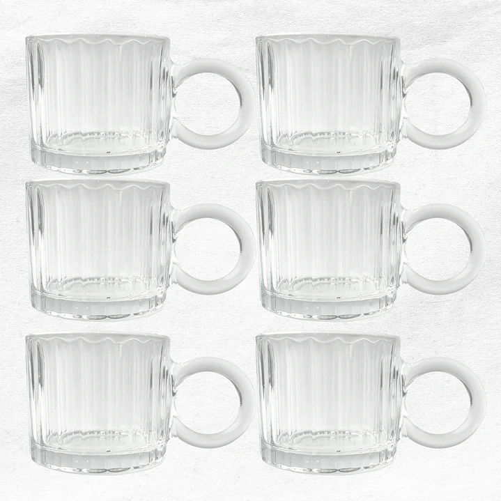 Tazas Vidrio C39 (6 unidades) 1