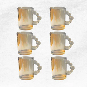 Tazas Vidrio C44 (6 unidades)