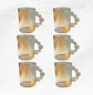 Tazas Vidrio C44 (6 unidades) - Miniatura 1
