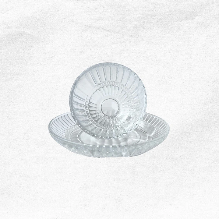 Set Taza/Platillo Vidrio C121 (6 unidades) 3