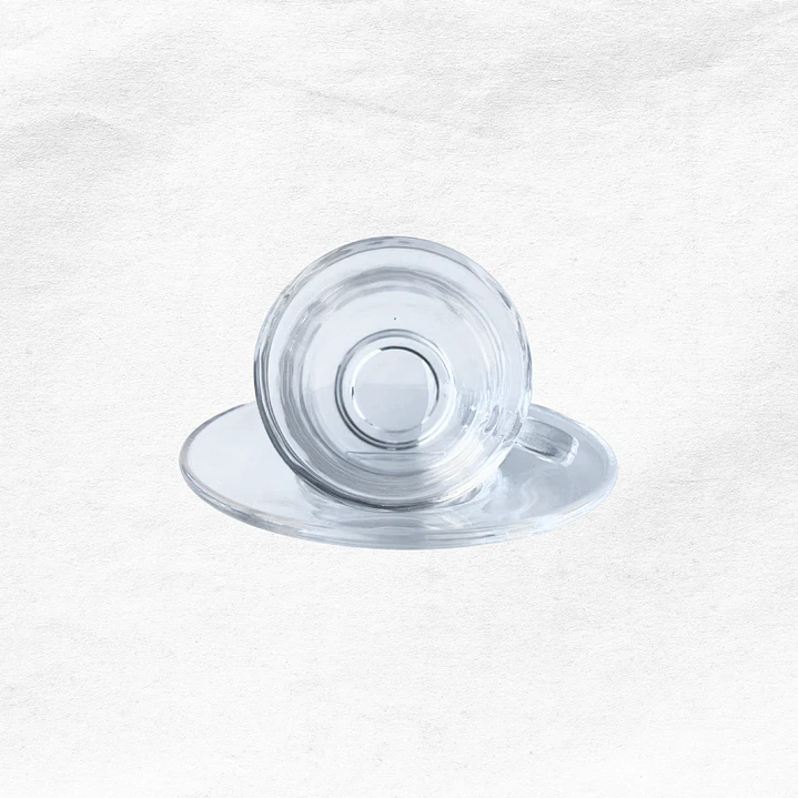 Set Taza/Platillo Vidrio C120 (6 unidades) 3