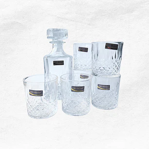 Set Decantador De Whisky + 6 Vasos C91