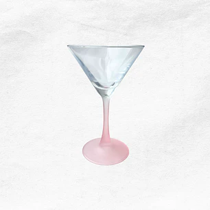 Copas Martini Base Rosada C106 (6 unidades)