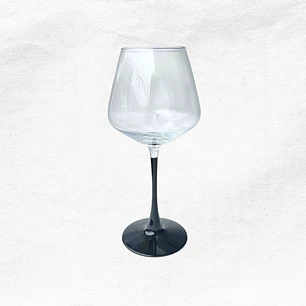 Copa Vino Base Negra C101 (1 unidad)