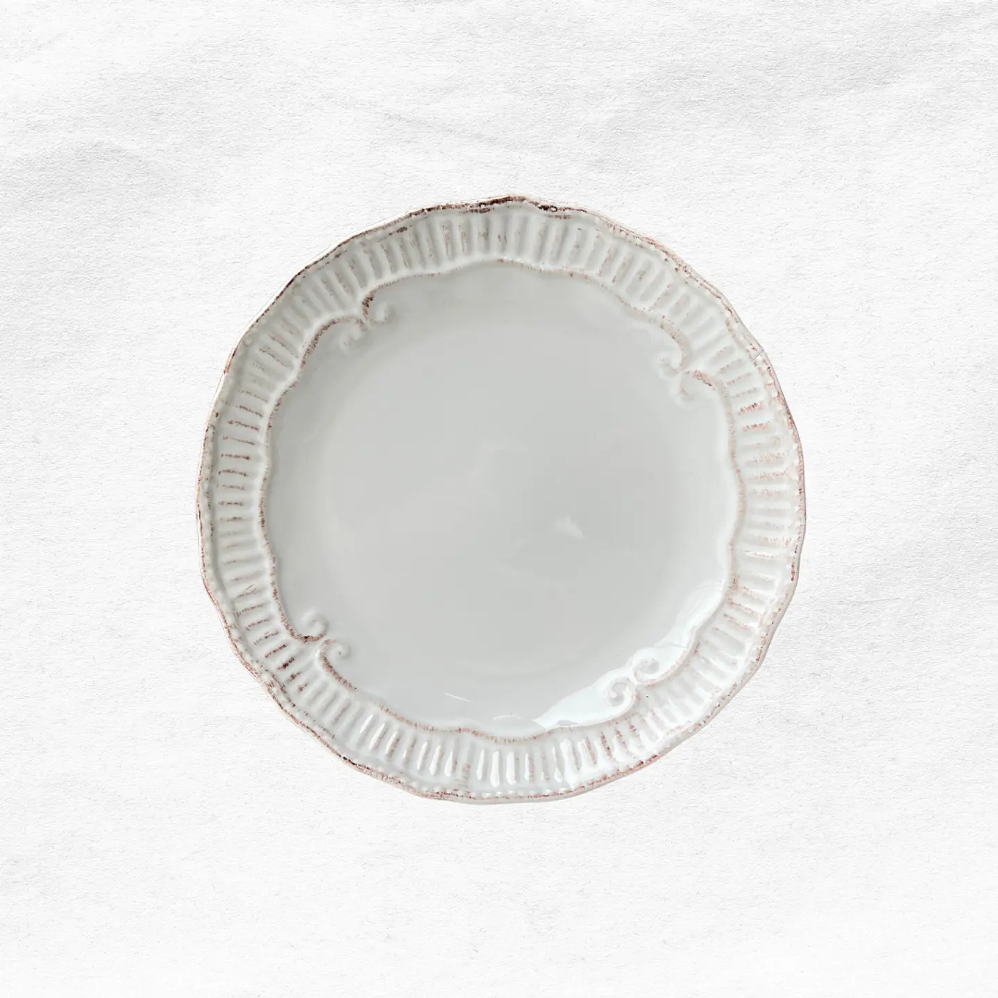 Plato Pan Toscano Blanco 1