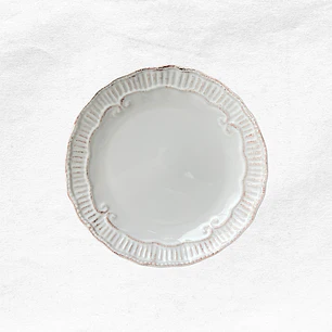 Plato Pan Toscano Blanco
