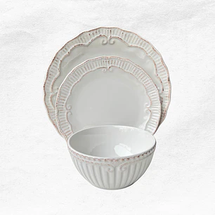 Juego Toscano Blanco (3 piezas)