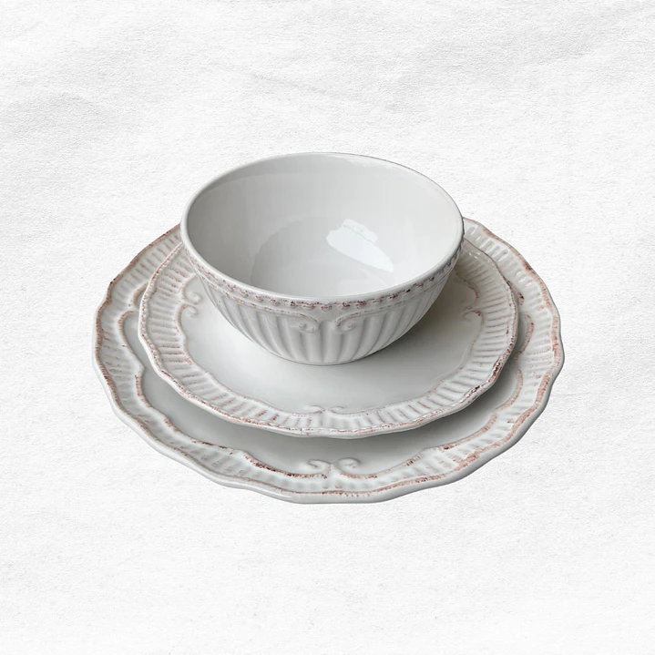 Juego Toscano Blanco (3 piezas) 2