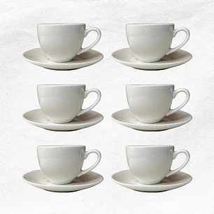 Set de Tazas/Platillos 0672 (12 piezas)