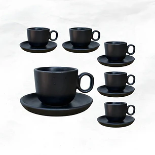 Set X6 Taza/platillo 0563