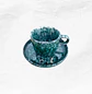 Set Taza/Platillo Marmoleada (2 piezas) - Miniatura 3