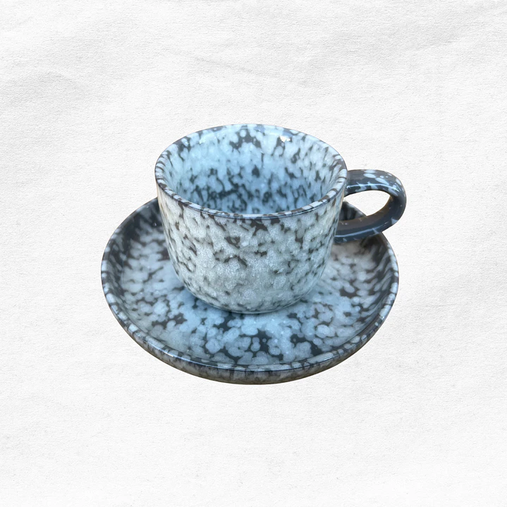 Set Taza/Platillo Marmoleado 0556 (12 piezas) 3