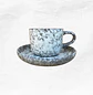 Set Taza/Platillo Marmoleado 0556 (12 piezas) - Miniatura 2