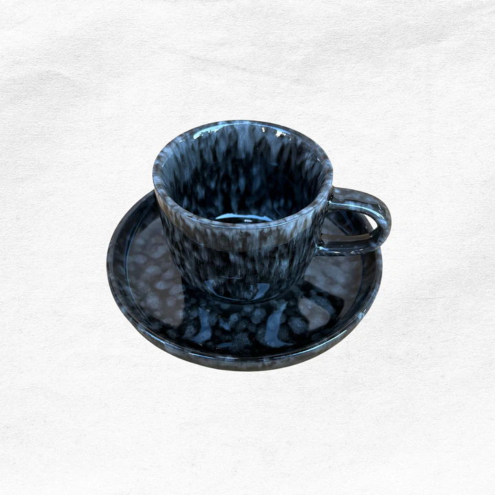 Set Taza/Platillo Marmoleado 0557 (12 piezas) 3
