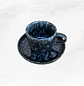 Set Taza/Platillo Marmoleado 0557 (12 piezas) - Miniatura 3