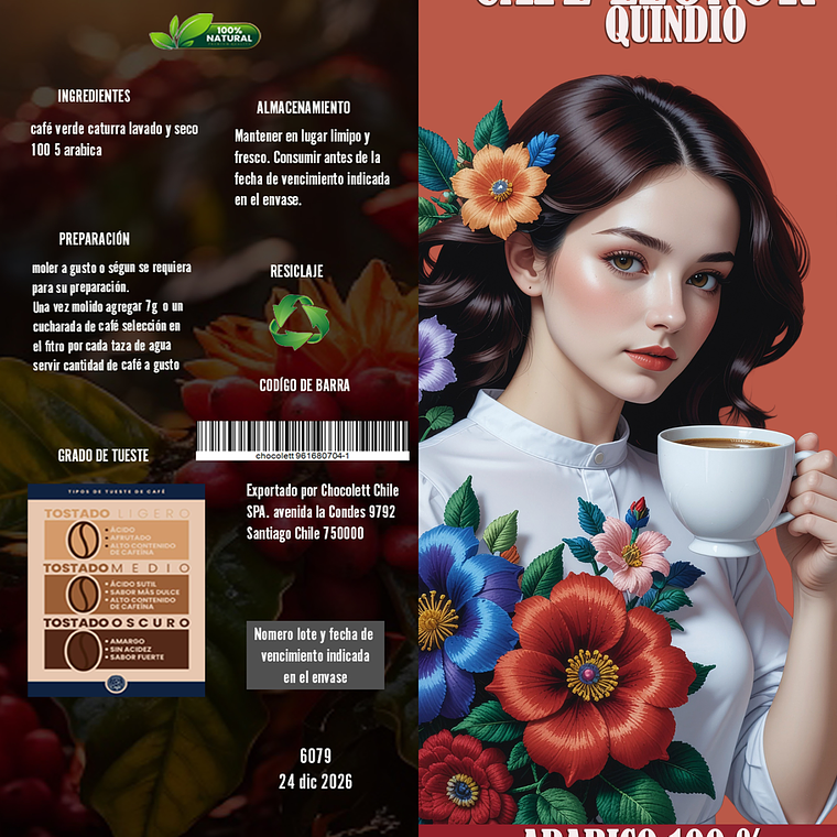Café Leonor Rojo 500 gramos  2