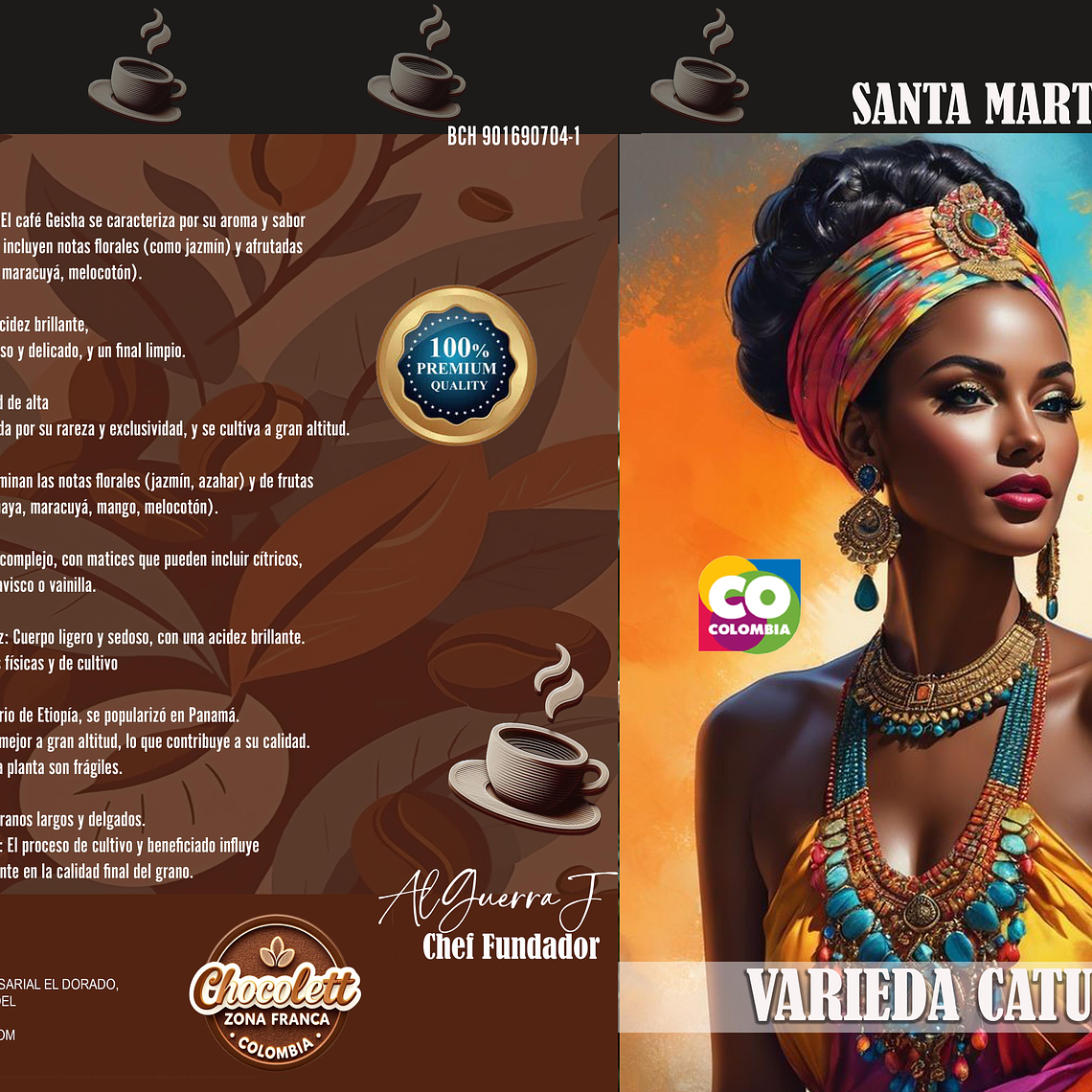 Café Puerta de Oro de la Región de Santa Marta Colombia  240 gramos  2