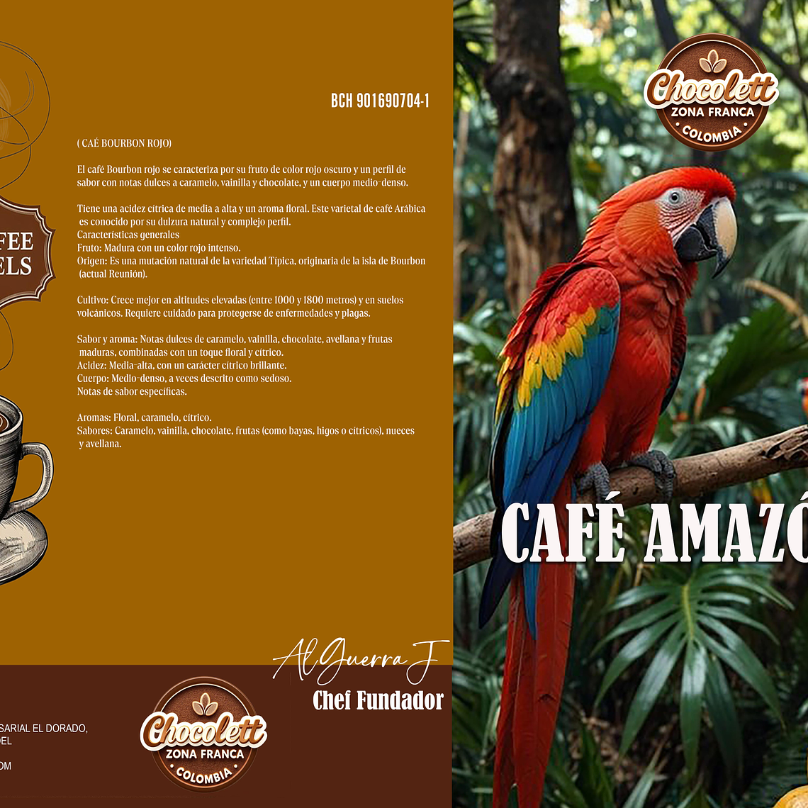 Café Amazónico de la Región de Cauca. Colombia 2