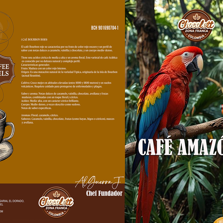 Café Amazónico de la Región de Cauca. Colombia 2