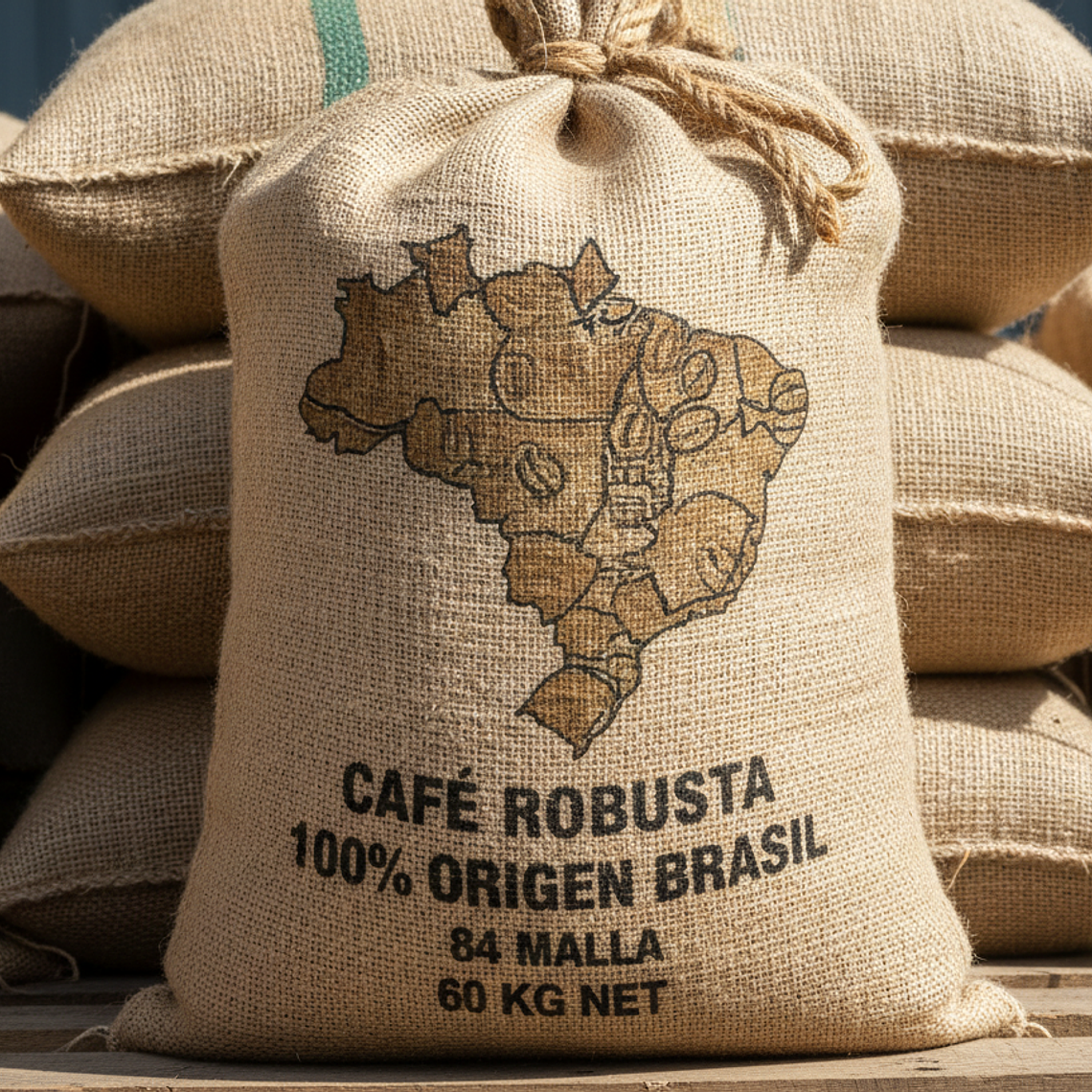 Café Verde Robusta Bolsa de 50 kg  1