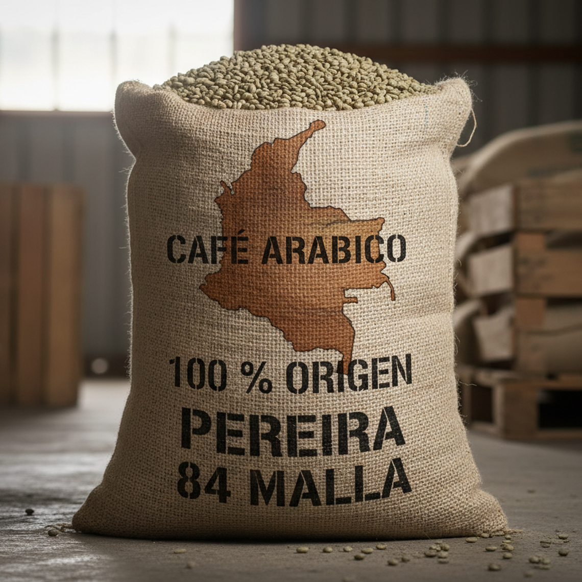 Café Arabico 100 % saco 50 kg Caturra  1