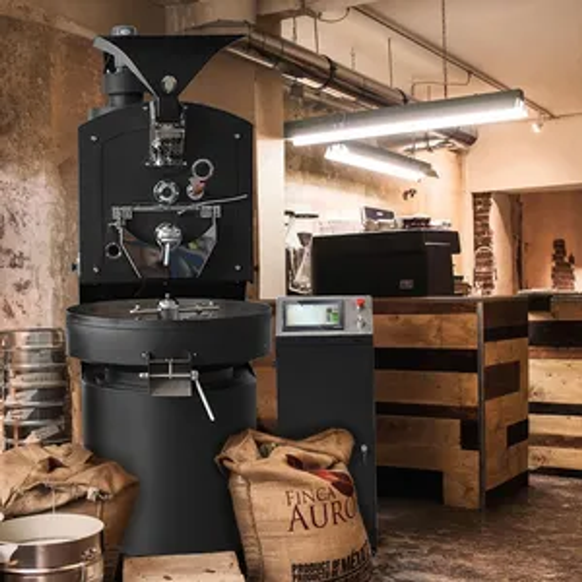 Tostadora De Café Industrial Comercial 6kg 10kg 12kg Máquina De Tostado De Granos De Café 1