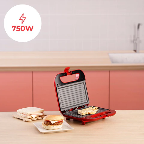 Sandwichera Solac Buon Panini II Roja
