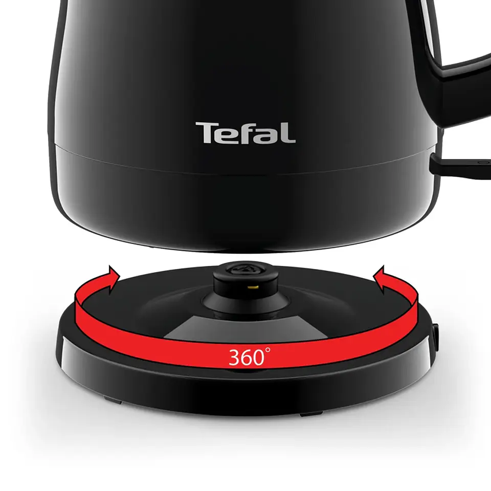 Tefal - Hervidor eléctrico VITA 0,8 L, 2400 W/230 V, negro 3