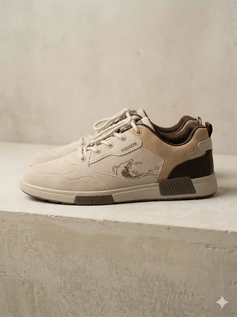 Zapatillas Urbanas Estilo Casual – Beige 43