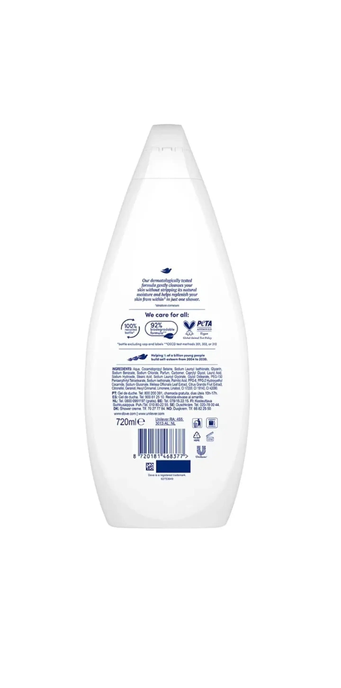 Gel de Ducha Dove Naranja 2