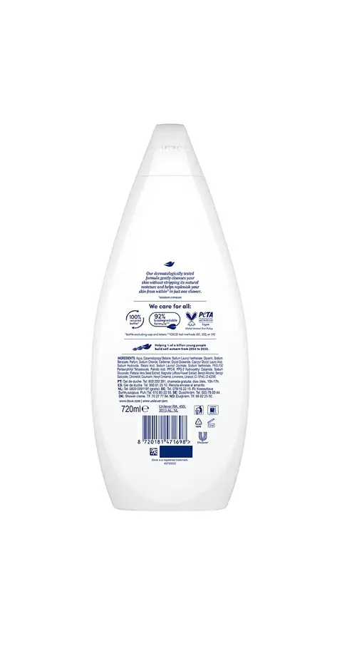 Gel de ducha Gentle Pamper 720ml