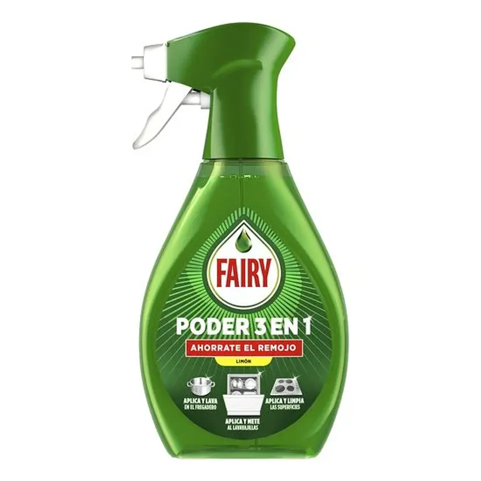 Fairy Spray Poder 3en1 Limón 500ml 1