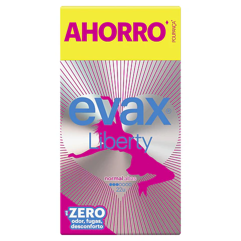 Compresas normal con alas Liberty Evax 22 ud
