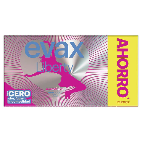 Compresas normal con alas Liberty Evax 22 ud