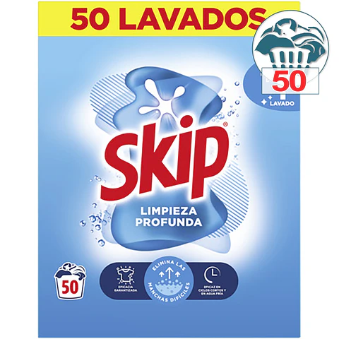 Detergente polvo Limpieza Profunda 50 dosis