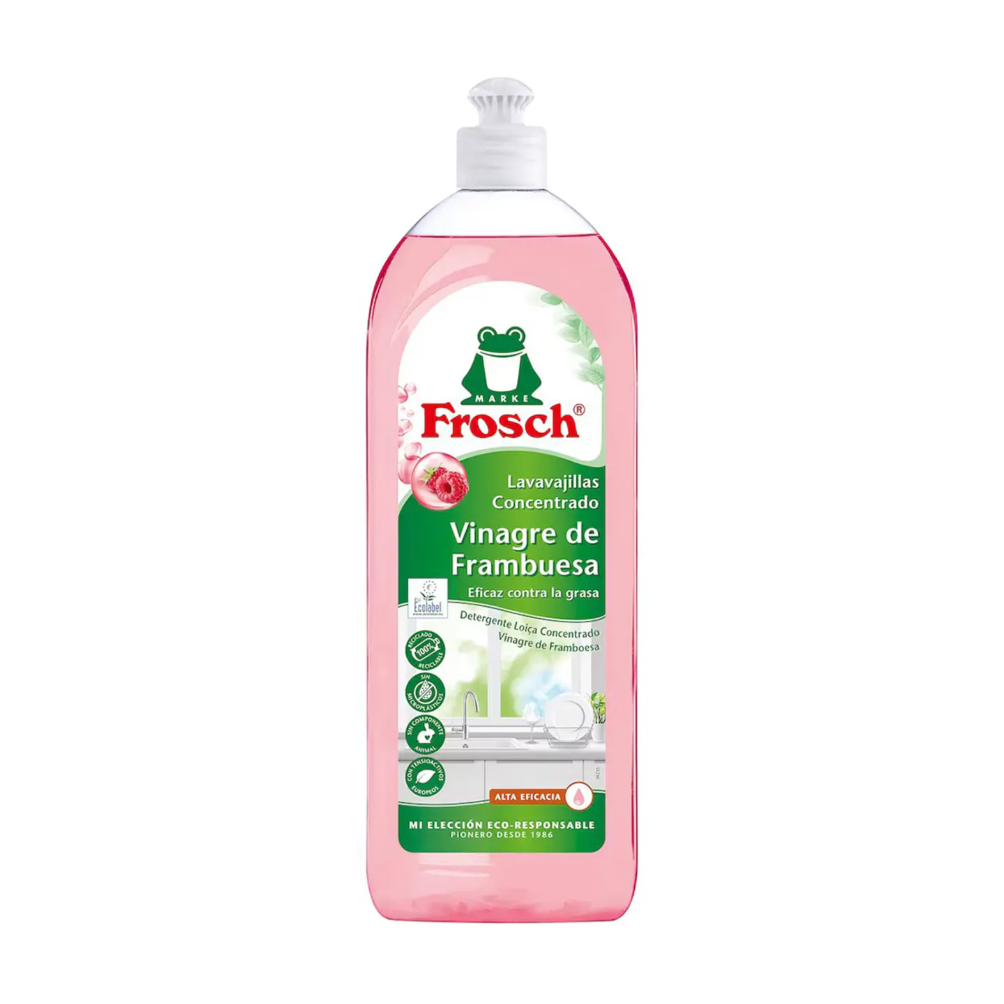 Lavavajillas Vinagre De Frambuesa Frosch 750Ml 1