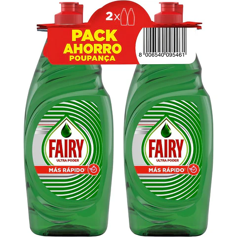 Lavavajillas Ultra Poder Duplo Pack Ahorro 2x650ml