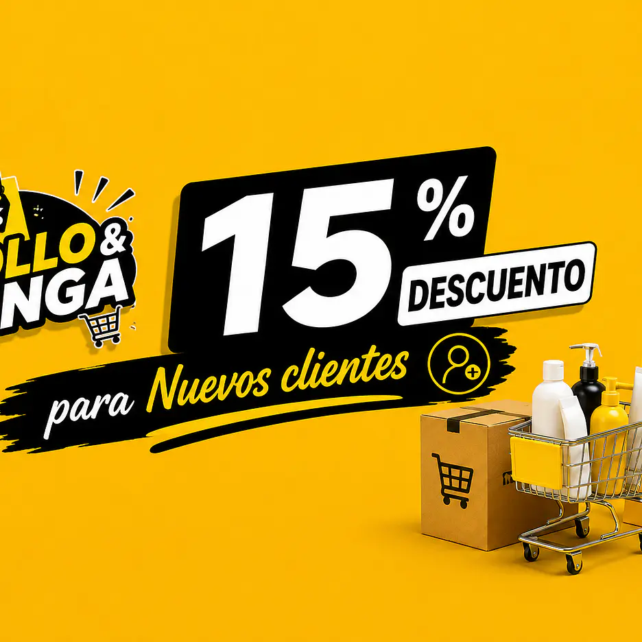 15% Bienvenida🎁