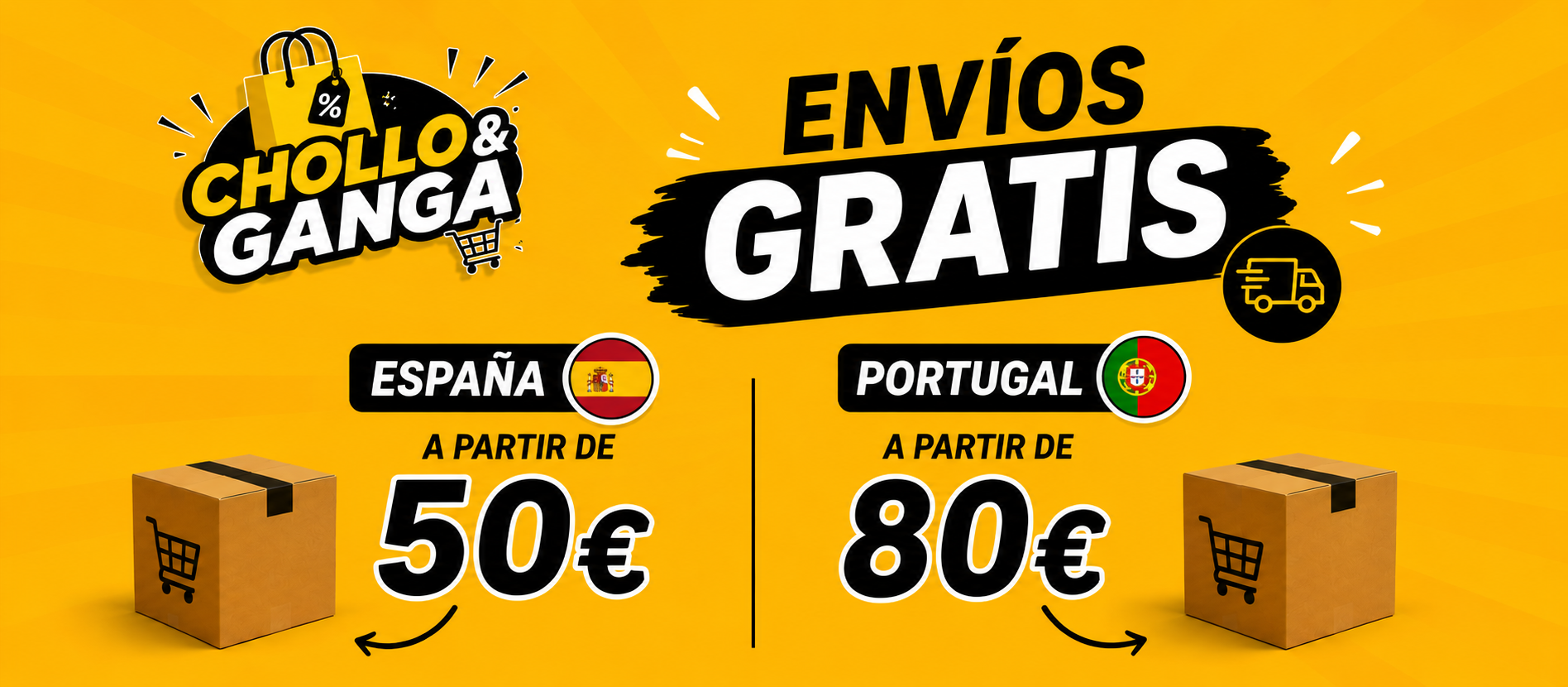 🚚 Envíos Gratis en Chollo&Ganga 🇪🇸🇵🇹